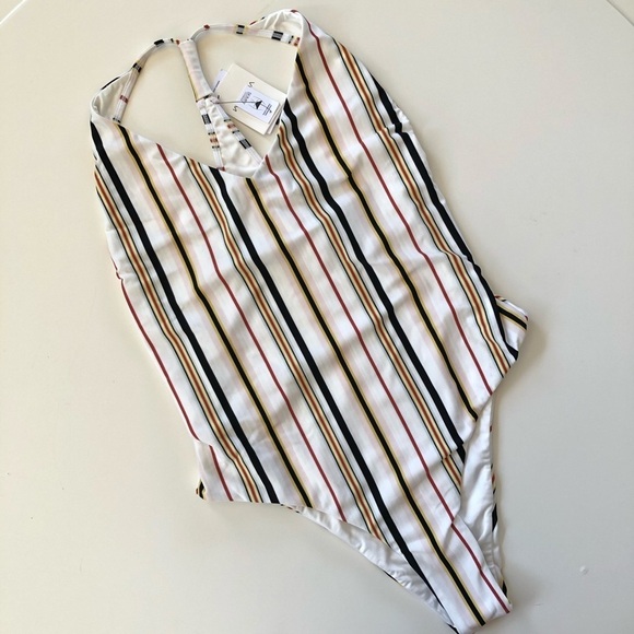 NWT Volcom “That’s Stripe” One-piece Swimsuit - Picture 5 of 10